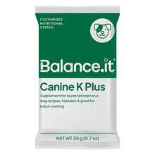 Load image into Gallery viewer, Balance It® Canine K Plus